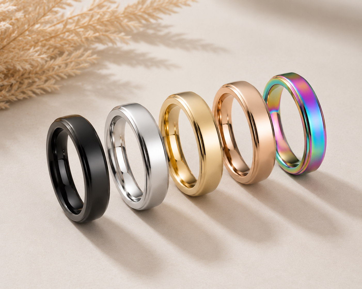 Classic Spinning Ring  - 6mm Minimalist Rotating Fidget Band