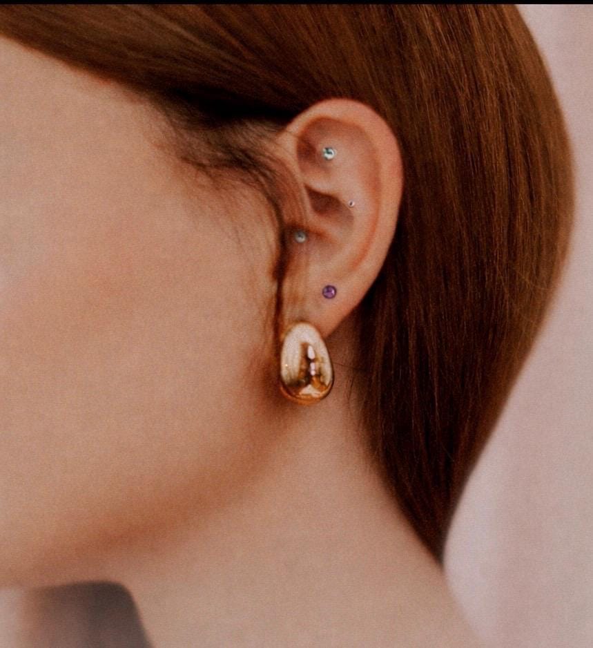 The Ear Seed COMBO pack - Gold & Rainbow Crystal Wellness stickers