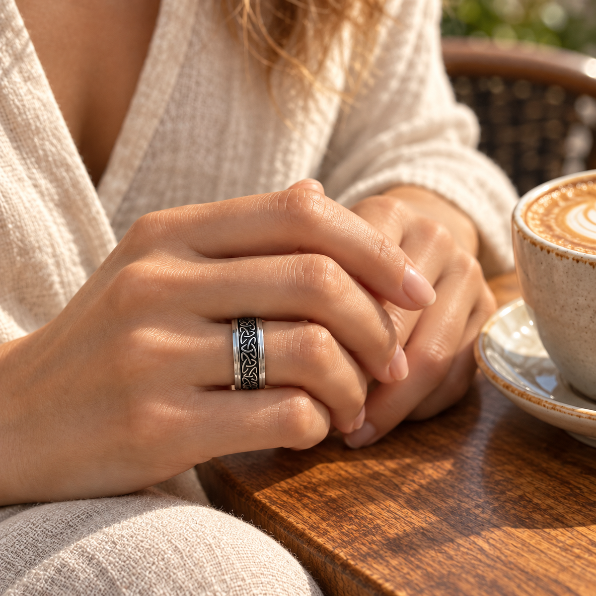 SEED Qi Spinning Ring - 8mm Rotating band
