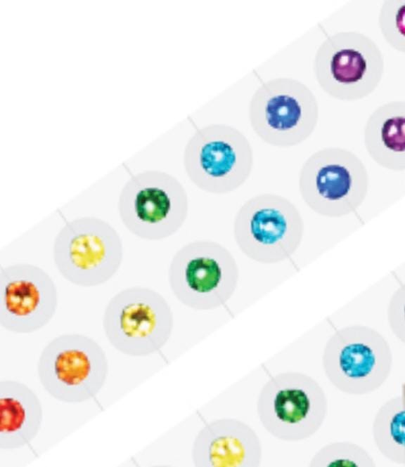 Crystal Multicolor Ear Seeds - Wellness Stickers Value Pack