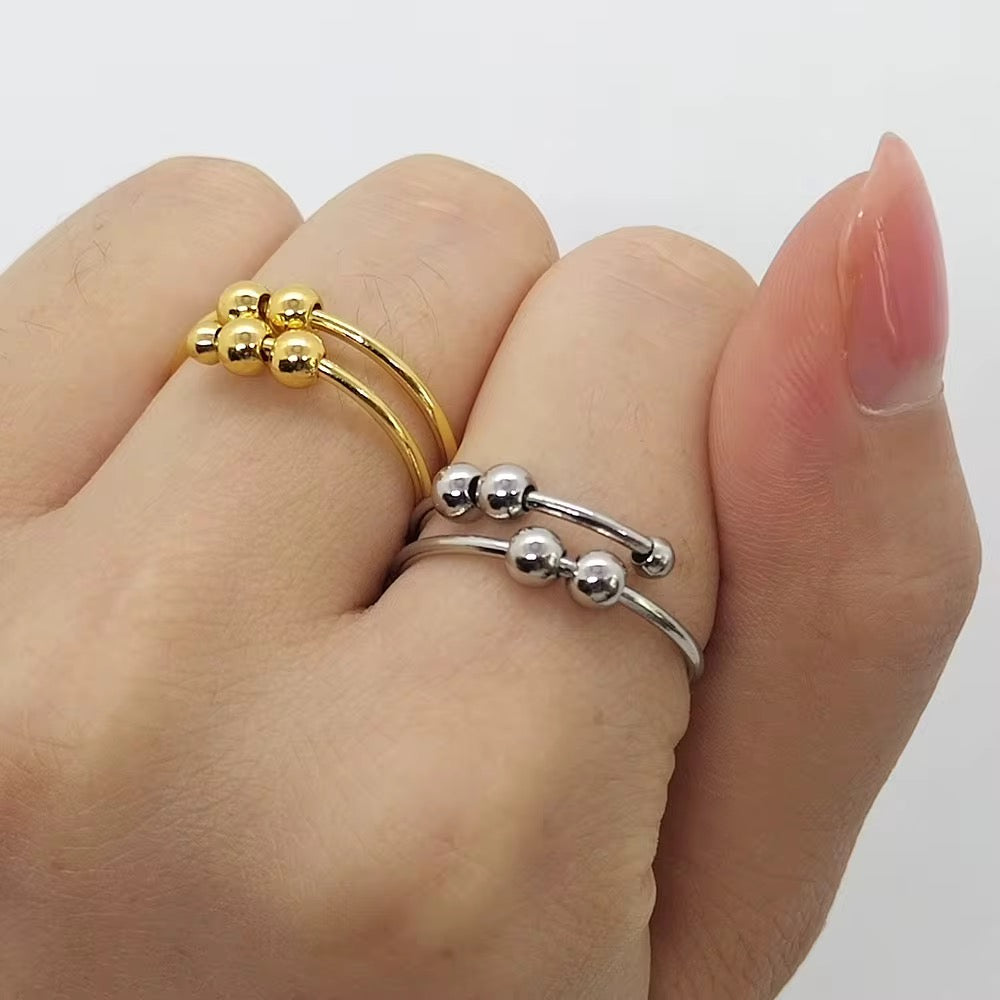 Orbit Spinning Ring  - Elegant Adjustable Ring